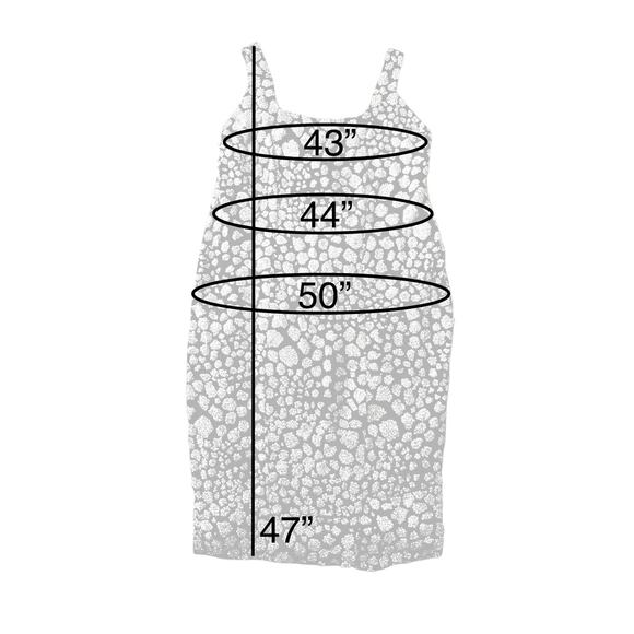 Vintage 1980s Beaded Silk Evening Dress and Organza Coat Outfit Size XXL Black - Picture 7 of 16